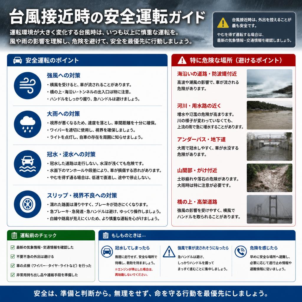 安全運転のためのアドバイス