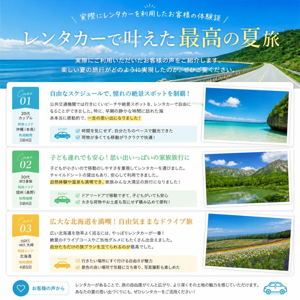 お客様の体験談