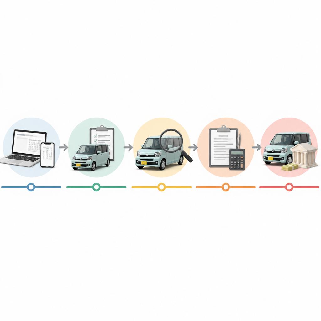 流れがスムーズな査定システム